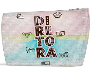 Necessaire diretora presente bolsa organizadora slim top