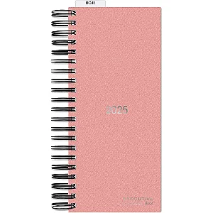 AGENDA COMERCIAL 2025 BRIEF CASE 11,9 X 27,5 CM ROSA