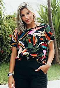 BLUSA MANGA TROPICALIA