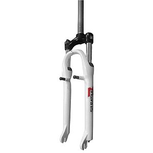 SUSPENSÃO ARO 26 SR SUNTOUR M3030 80 MM | BRANCA E PRETA