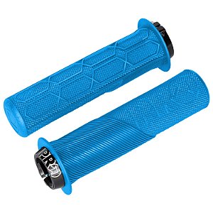 MANOPLA SHIMANO PRO BIKE GEAR LOCK ON TRAIL GRIP 32X132 MM | AZUL