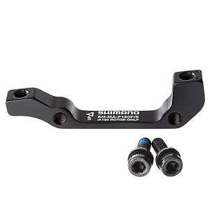 ADAPTADOR SHIMANO SM-MA-F180P/S PARA FREIO A DISCO DIANTEIRO 180 MM | PRETO