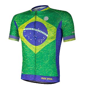 CAMISA MASCULINA MAURO RIBEIRO BRASIL SPECIAL | VERDE, AZUL E AMARELA