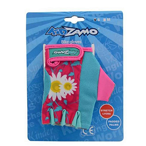 PAR DE LUVA KIDZAMO KZ-025 ROSA/AZUL BEBE