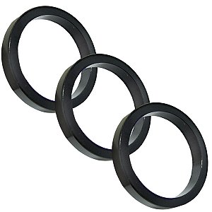 ESPAÇADOR STANDARD ALUMÍNIO 5MM OU 10MM 3 UNIDADES - PRETO