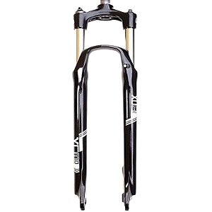 SUSPENSÃO ARO 29 SR SUNTOUR XCM 30 100 MM COM TRAVA NO GUIDÃO | PRETA