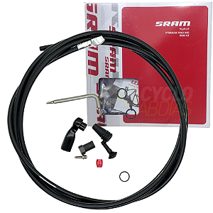 CONDUÍTE DE FREIO A DISCO SRAM HIDRÁULICO RED FORCE RIVAL APEX S700 - (2M) | PRETO