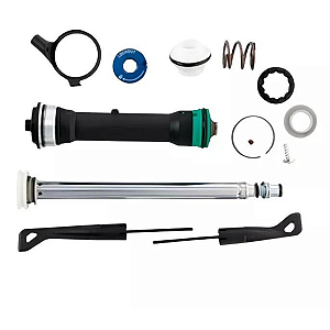 ÊMBOLO DE COMPRESSÃO ROCKSHOX XC30 + RETORNO 26/29 100MM TURNKEY TRAVA NO GUIDÃO 17MM | 11.4018.009.035