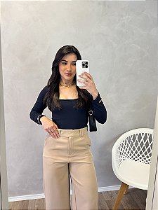 Body Retrô Manga Longa