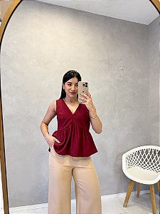 Blusa Peplum Lara