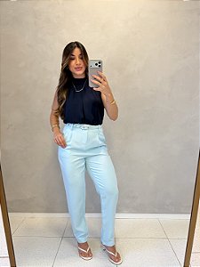 Calça Reta c/ Cinto