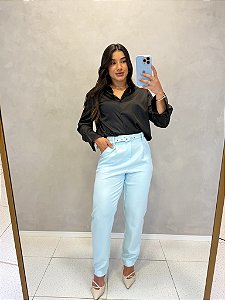 Calça Reta c/ Cinto