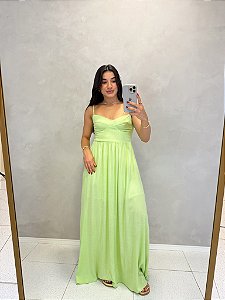 Vestido Longo Bella Viscolinho