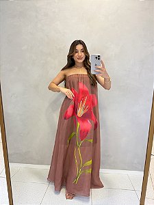 Vestido Max Flor