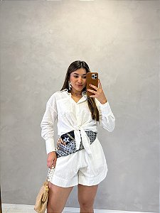 Conjunto Camisa + Short Linho
