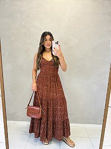 Vestido Mídi Poa