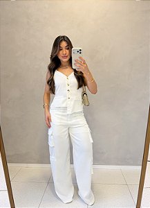 Conjunto Calça Cargo + Blusa