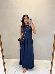 Vestido Poliamida Assimétrico