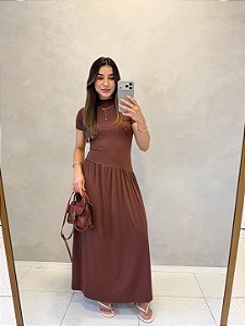 Vestido Poliamida c/ Mangas