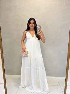 Vestido Longo Noronha Viscolinho