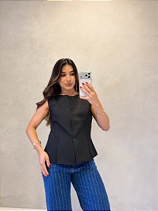 Blusa Peplum Nina Alfaiataria