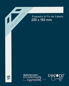 ESQUADRO 2 EM 1 -  MENTA  - 200X150MM (15MM)