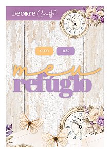 APLIQUE ACRÍLICO MEU REFÚGIO - UNIDADE