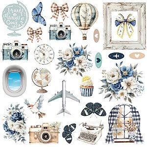 Coleção Serenity - Recortes Avião  - 10 FLS