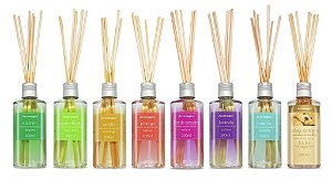 Difusor Aromatizador Sticks Varetas com óleos essenciais 200ml - Alecrim, Baby, Bambu, Capim Limão e Lavanda