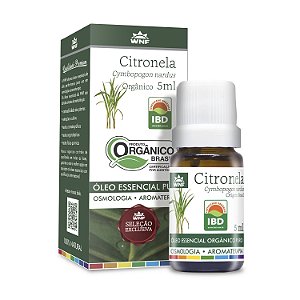 Óleo Essencial Citronela Orgânico 5ml