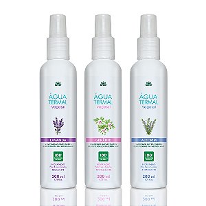 Água Termal 200ml - Alecrim, Gerânio e Lavanda