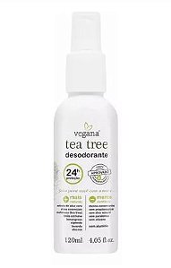 Desodorante Corporal Tea Tree Vegana - 120ml