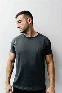 CAMISETA BÁSICA GRAFITE