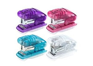 Mini Grampeador Transparente Zoom - BRW