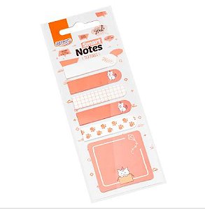 Marcador de Página Smart Notes Textures Gato - BRW