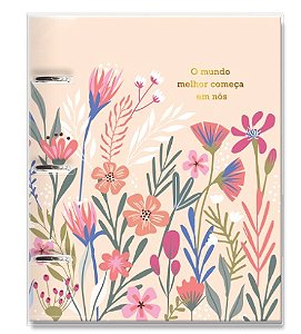 Caderno Argolado Primavera - Fina Ideia