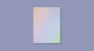 Refil Rainbow Pautado G 120g - Caderno Inteligente