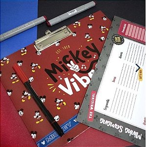 Prancheta Planner Semanal Mickey - DAC