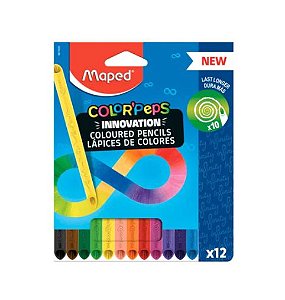 Lápis de Cor Color'Peps Infinity 12 Cores - Maped