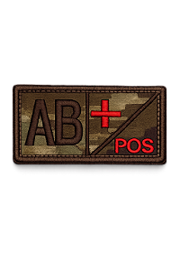 Patch Bordado Raiz Fator RH AB+