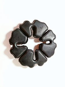 BUCHA (COXIM). COROA JOGO COM 4PEÇAS  TITAN 150 04-13 FAN/TITAN 160 14-20 (BORRACHA) MOD.ORIGINAL