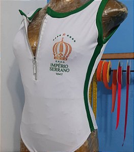Body Império Serrano com Zíper