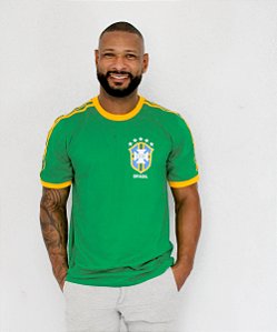 CAMISETA COM VIÉS SELEÇÃO BRASILEIRA