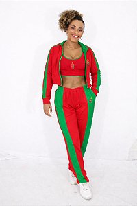 CONJUNTO FEMININO DE FRIO 3 PEÇAS GRANDE RIO