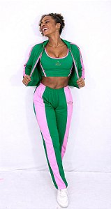 CONJUNTO FEMININO DE FRIO 3 PEÇAS MANGUEIRA