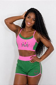 CONJUNTO TOP E SHORT MANGUEIRA