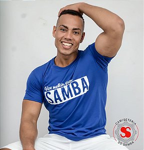 Blusa Vive melhor quem samba