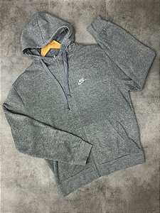 Jaqueta Nike Club Hoodie Cinza Unissex