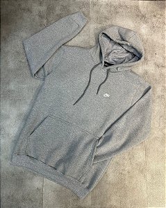 MOLETOM CANGURU NIKE CLUB CINZA