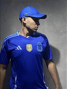 Camisa Argentina II 2024/25 Adidas Torcedor Masculina - Azul